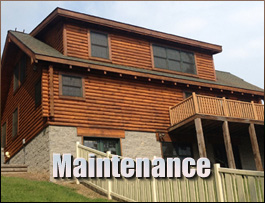  Fredericksburg, Virginia Log Home Maintenance